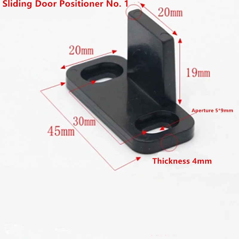 

Shower room accessories bathroom sliding door limiter glass door plastic stopper slider anti-collision positioner