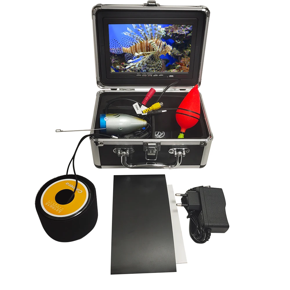 

Factory Wholesale 15m Cable 7 Inch Screen HD Underwater Fishing Camera, With DVR For Fishing