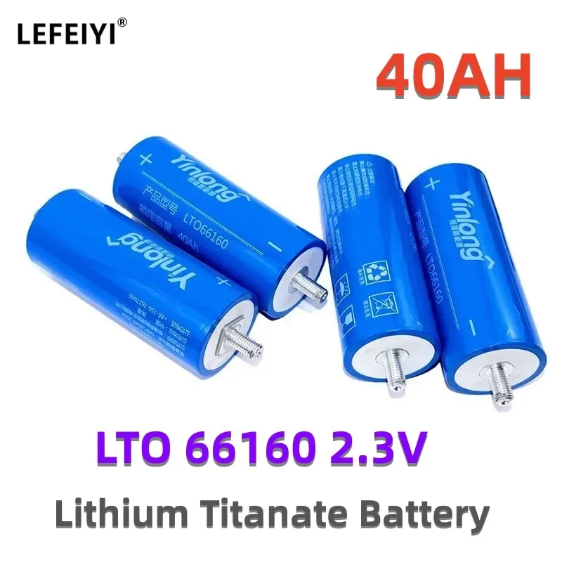 

100% Brand New LTO66160 2.3V 40Ah Lithium Titanate Battery for Solar System