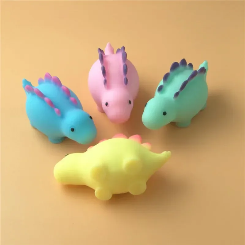 Juguete de simulación de dibujos animados Kawai para niños, Mini Stegosaurus, alivio del estrés, ventilación, autismo, juguete para niños, TPR,