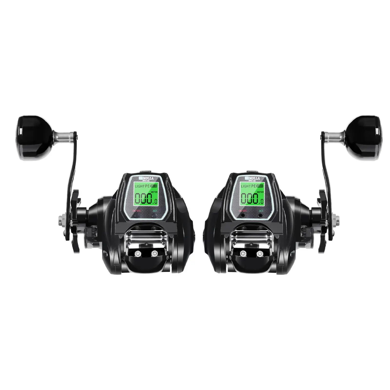 

Electronic Fishing Reel Bearing 7+1 Magnetic Brake LCD Screen Fishing Equipment 16kg Max Drag Baitcasting Reel Electric Reel