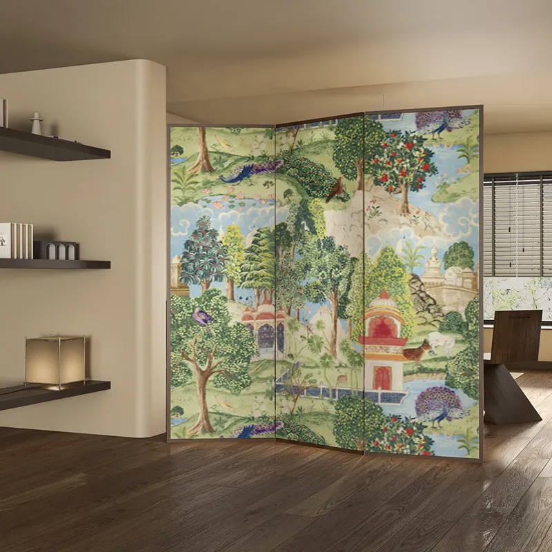 Screen partition Entry porch occlusion Movable folding screen living room