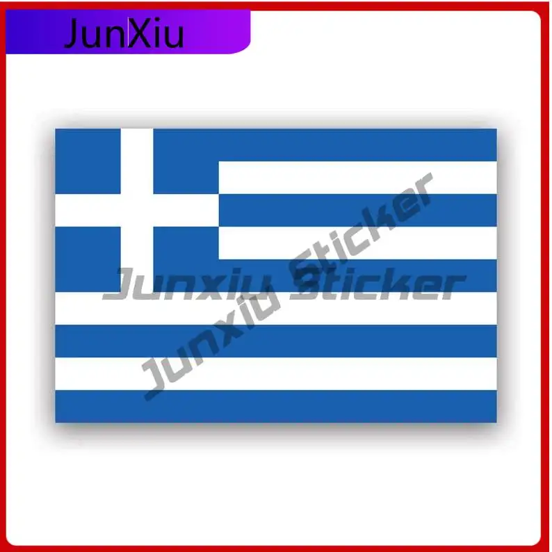

Greek Flag Sticker Uv Protected Greece Car Sticker Vinyl Decal Waterproof Durable For Car Window Laptop Bumper Gift Idea