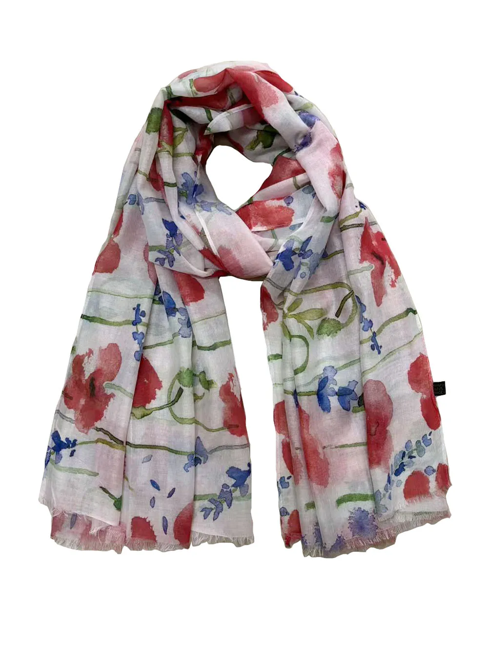 

Новый модный женский шарф с бахромой и рисунком мака, шали, пляжный мягкий платок с цветочным принтом, хиджаб, оптовая продажа, 10 шт./лот