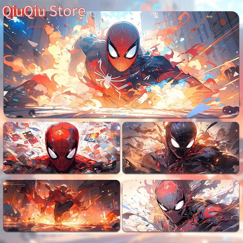 

Коврик для мыши «Человек-паук», большой игровой коврик для мальчиков Marvel, универсальный коврик для мыши, компьютерный стол для общежития, клавиатура, настольный коврик