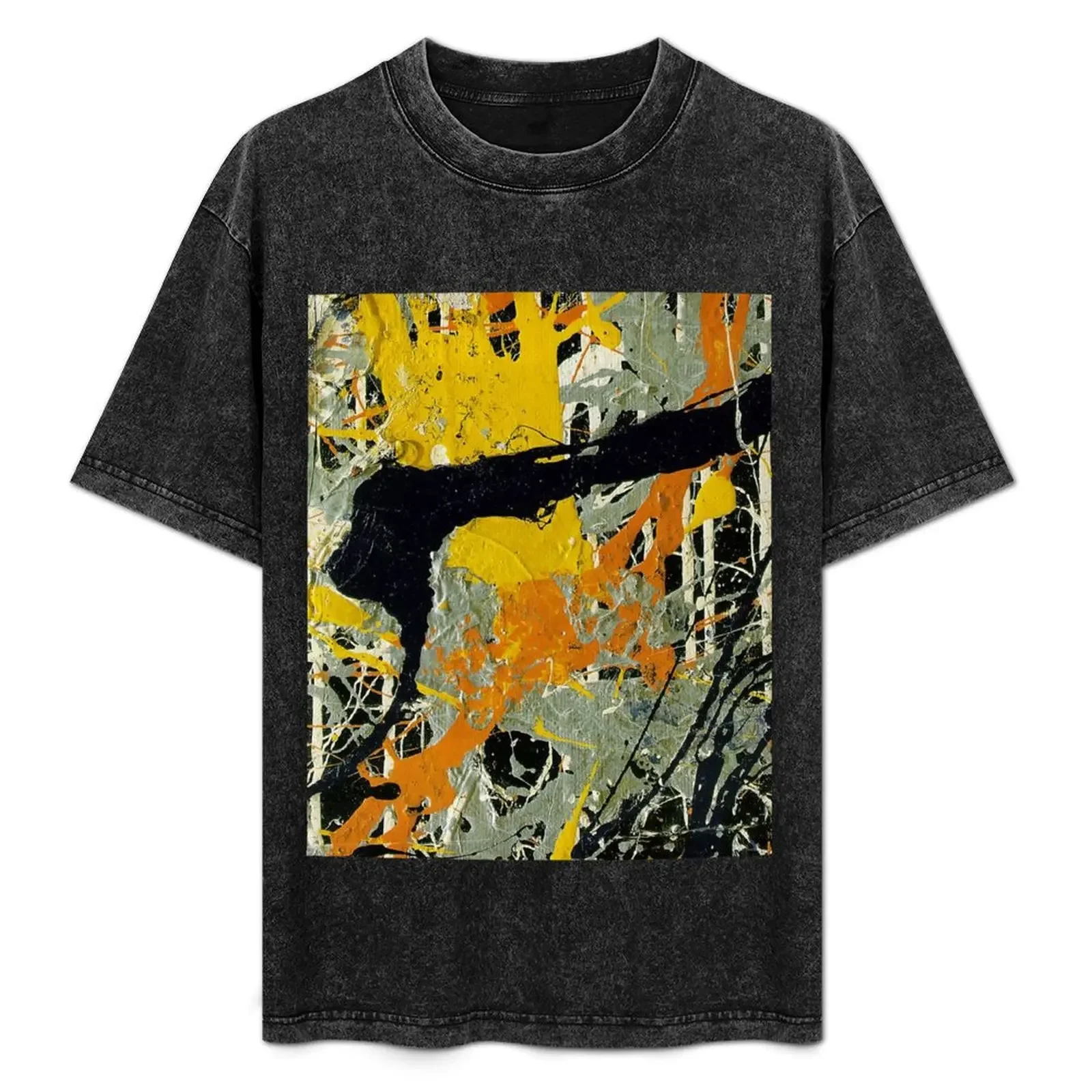 

Jackson pollock T-Shirt Big Size Short Sleeve Casual Top