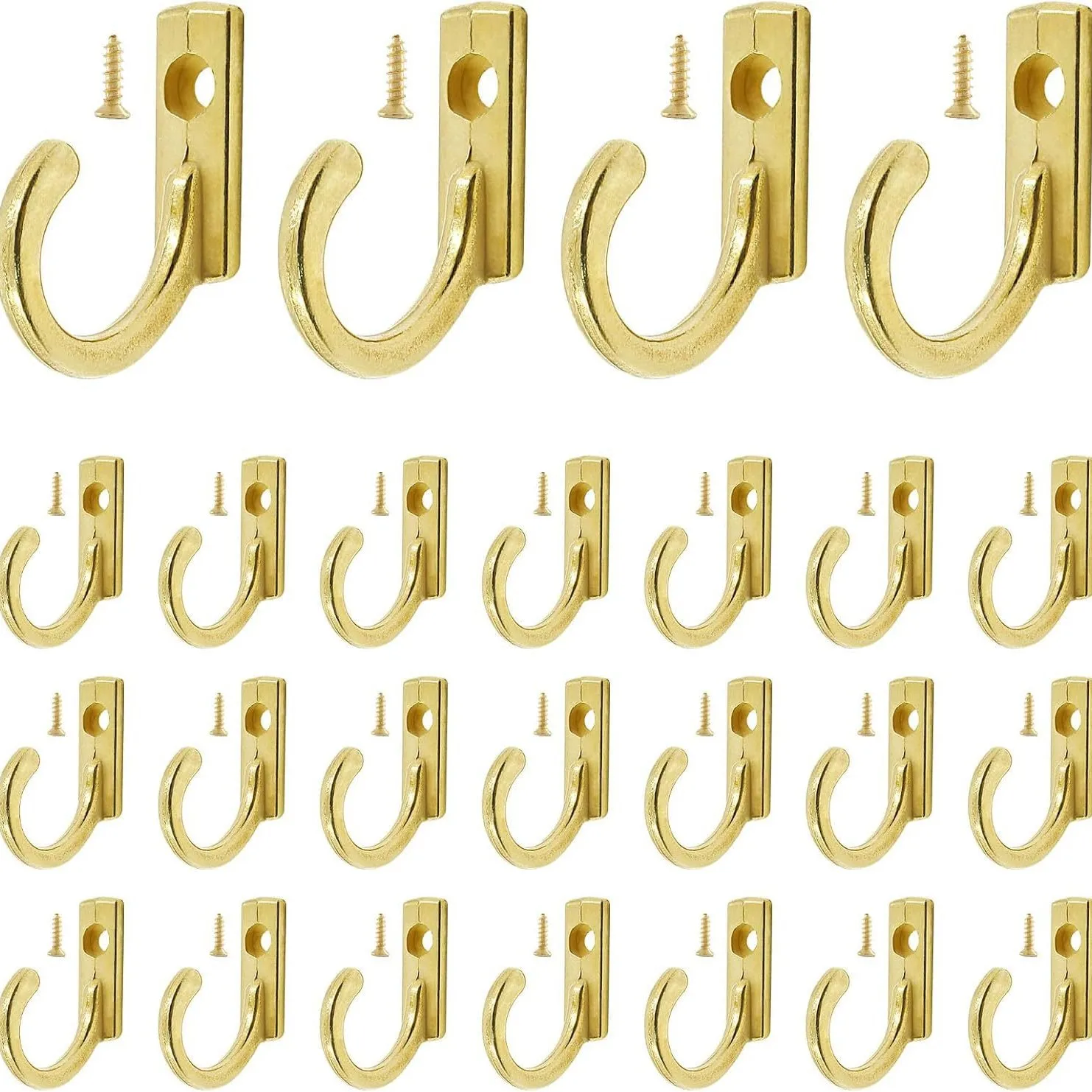 خطاف حائط بمخلب واحد مصنوع من سبائك الزنك للتعليق للقبعات والمناشف والمفاتيح والأوشحة والمجوهرات المناسبة للتنظيم المنزلي