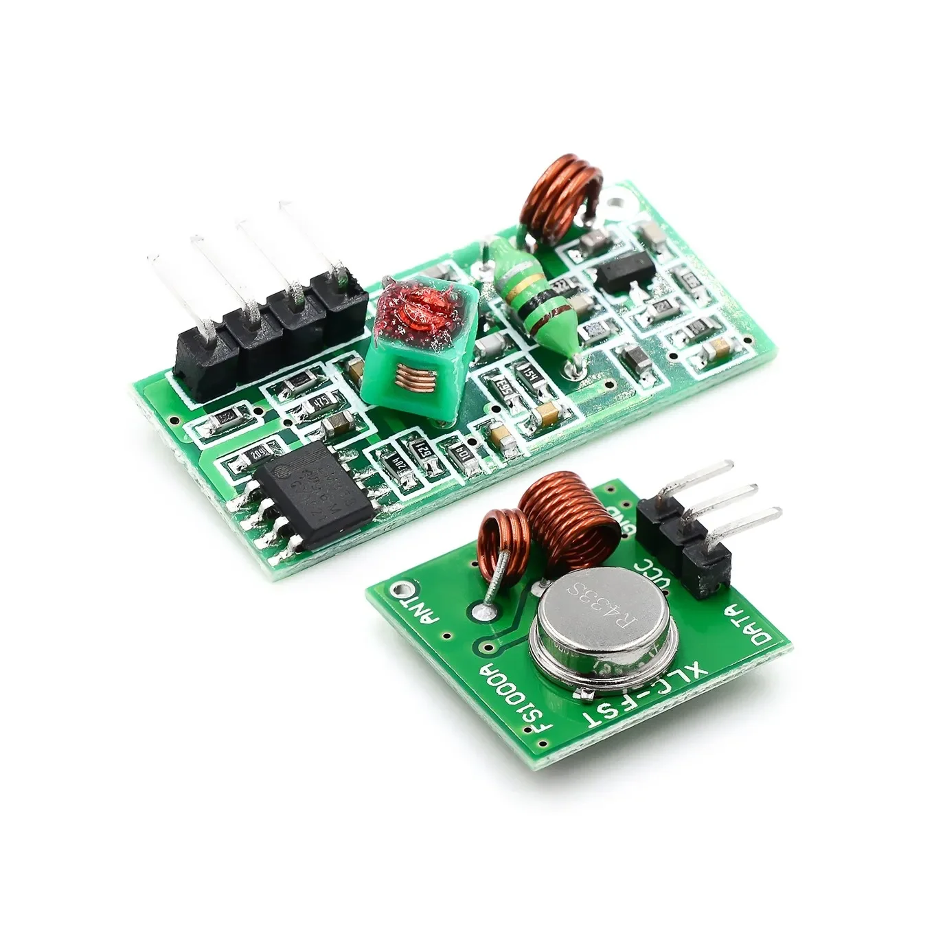 RF wireless receiver module & transmitter module board super regeneration 433MHZ DC5V (ASK /OOK) 1pair =2pcs