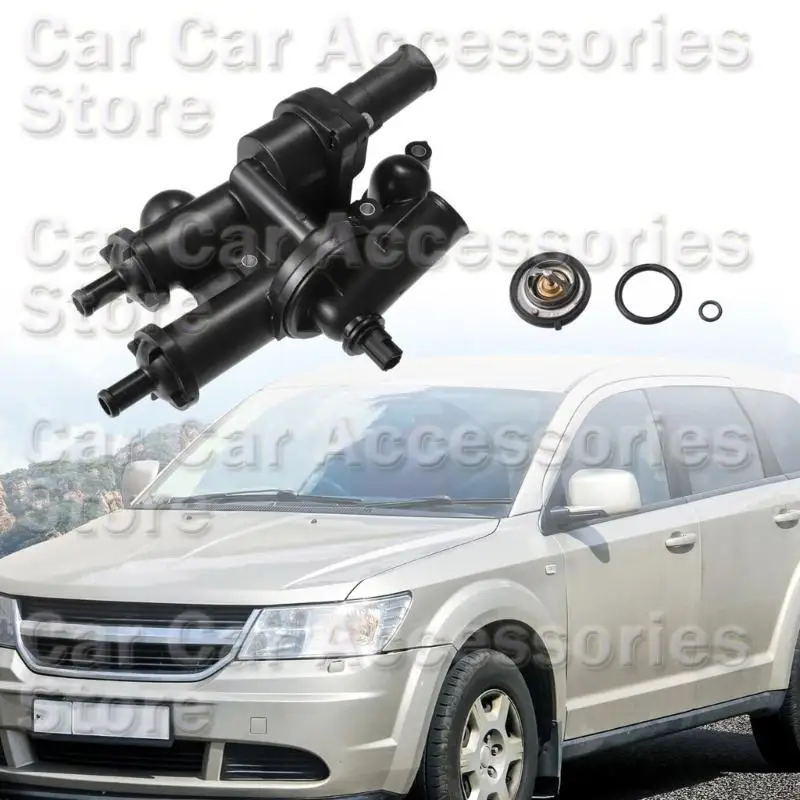 242D Auto Engineante refrigerante Termostato Conjunto carcasa carcasa Automotriz 68003582AB 902-319 Part del