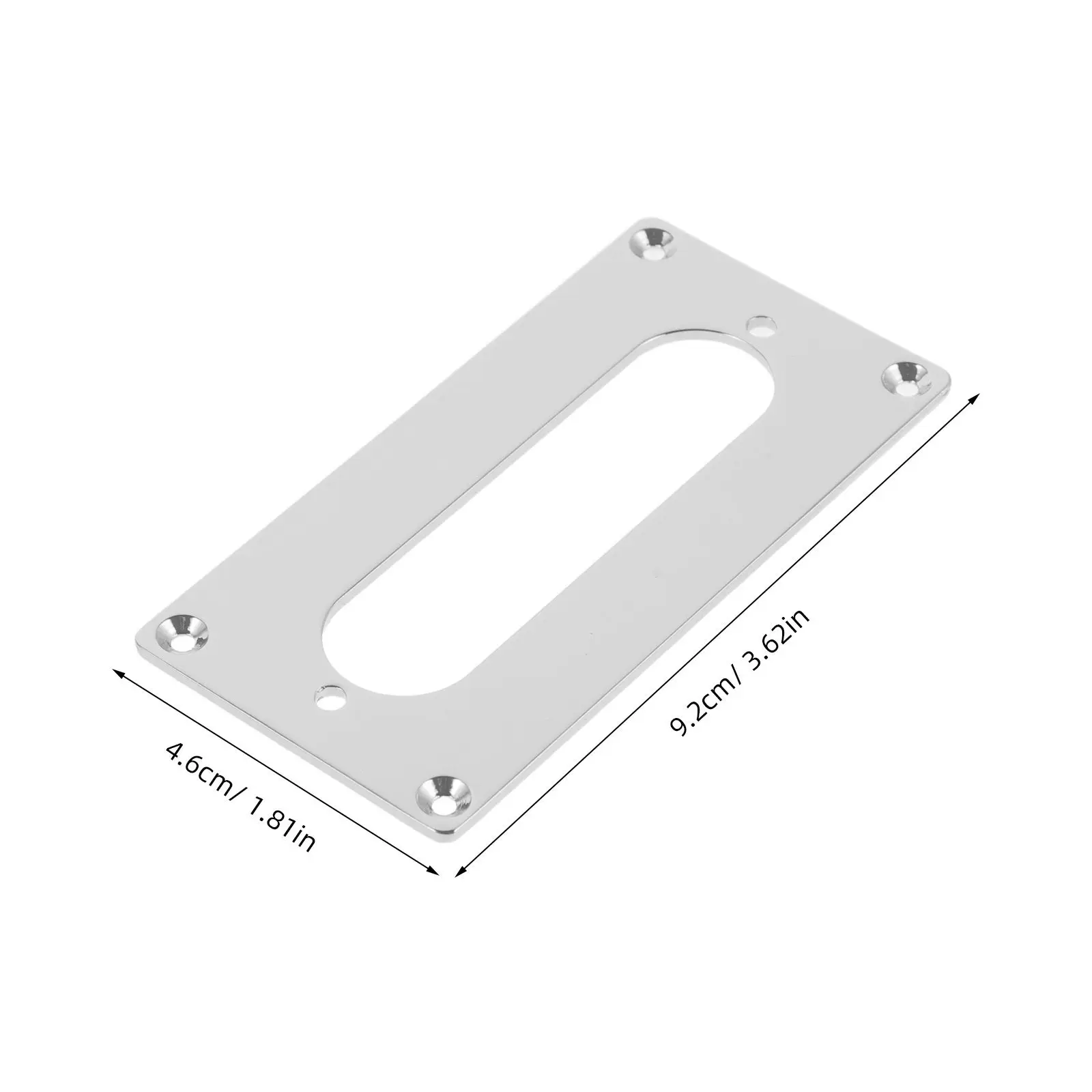 2Pcs Electric Guitar Pickup Frame Metal Mounting Ring 92x46mm Stable Construction Pickup Cover Replacement for Guitar Parts - view 4