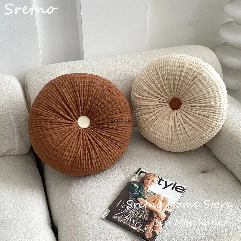 

European Style Light Luxury Handmade Solid Cushions Bay Windows Cushion Tatami Mats Office Chair Cushions Home Sofa Decorations