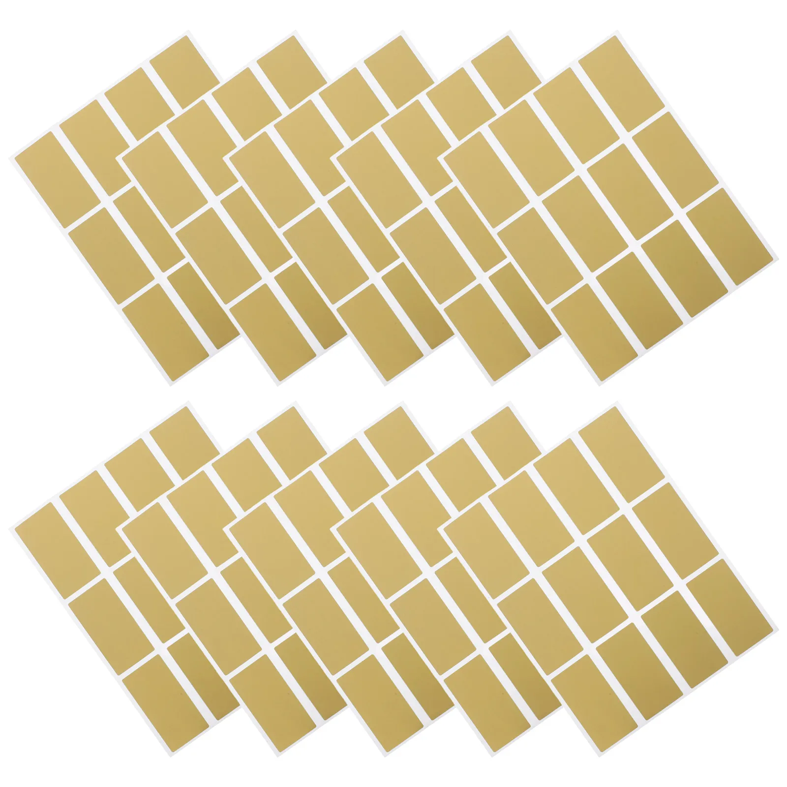 

10 Sheets Scratch Off Stickers Glitter Diy Party Game Labels Reward Greeting Scratchable Coating Cards Unique Surprise Prizes