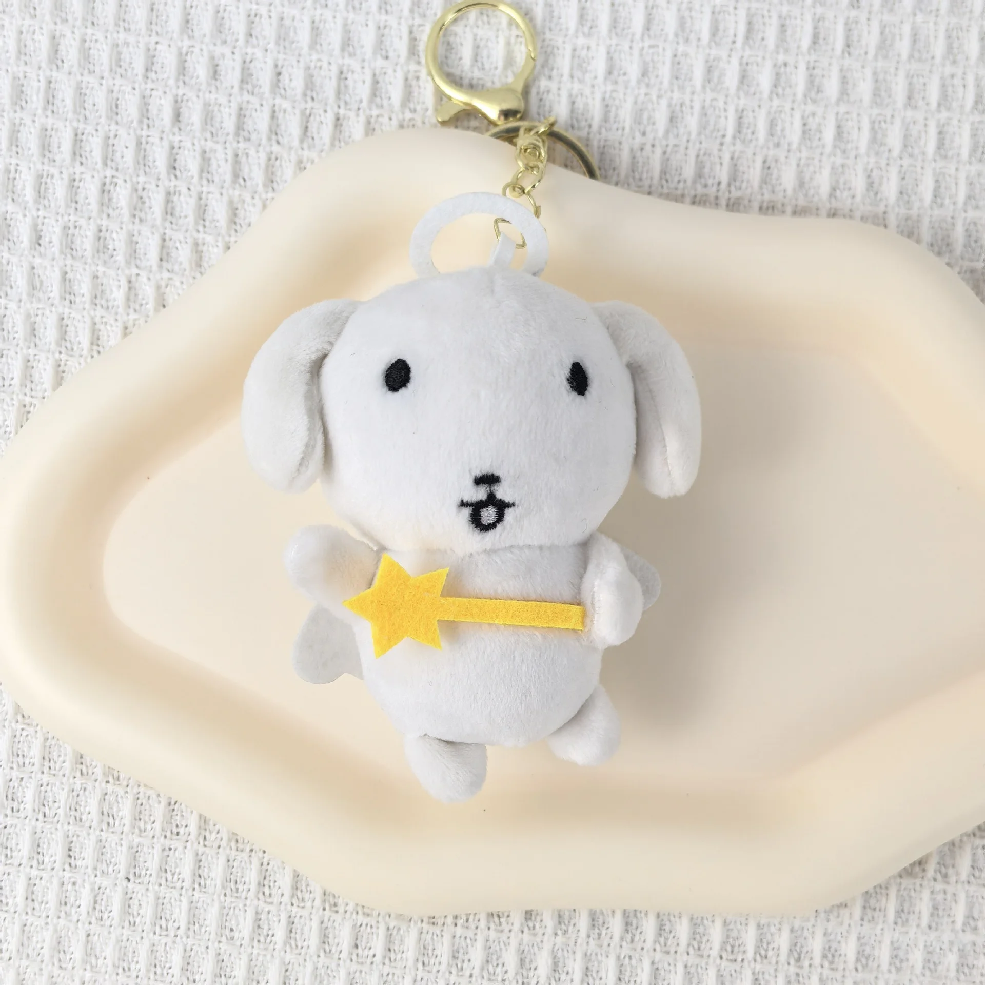 한국 신상 가나디 엔젤 데빌 화이트 강아지 플러시 키체 - Women'S Keychain Accessories 리뷰 및 가격
