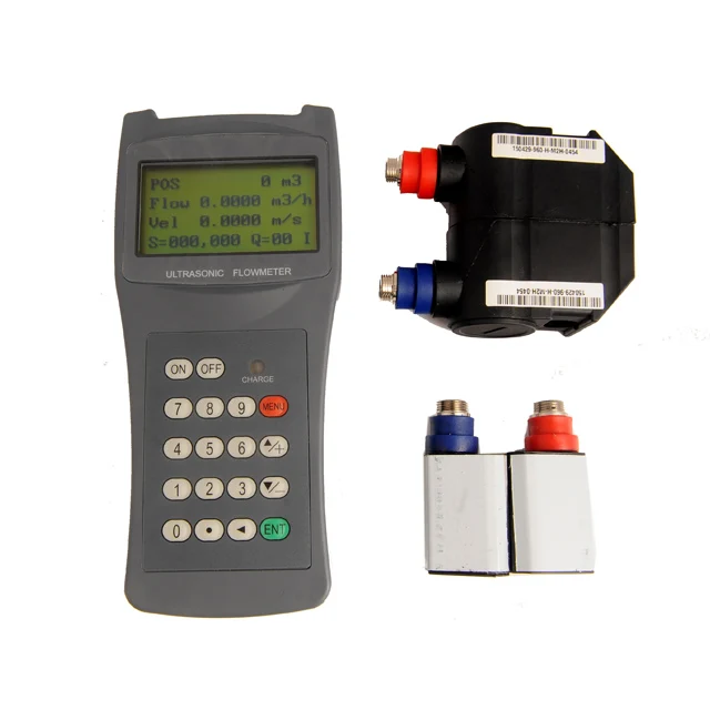 Taijia TDS-100H ultrasonic liquid flow meter portable ultrasonic inline flow meter