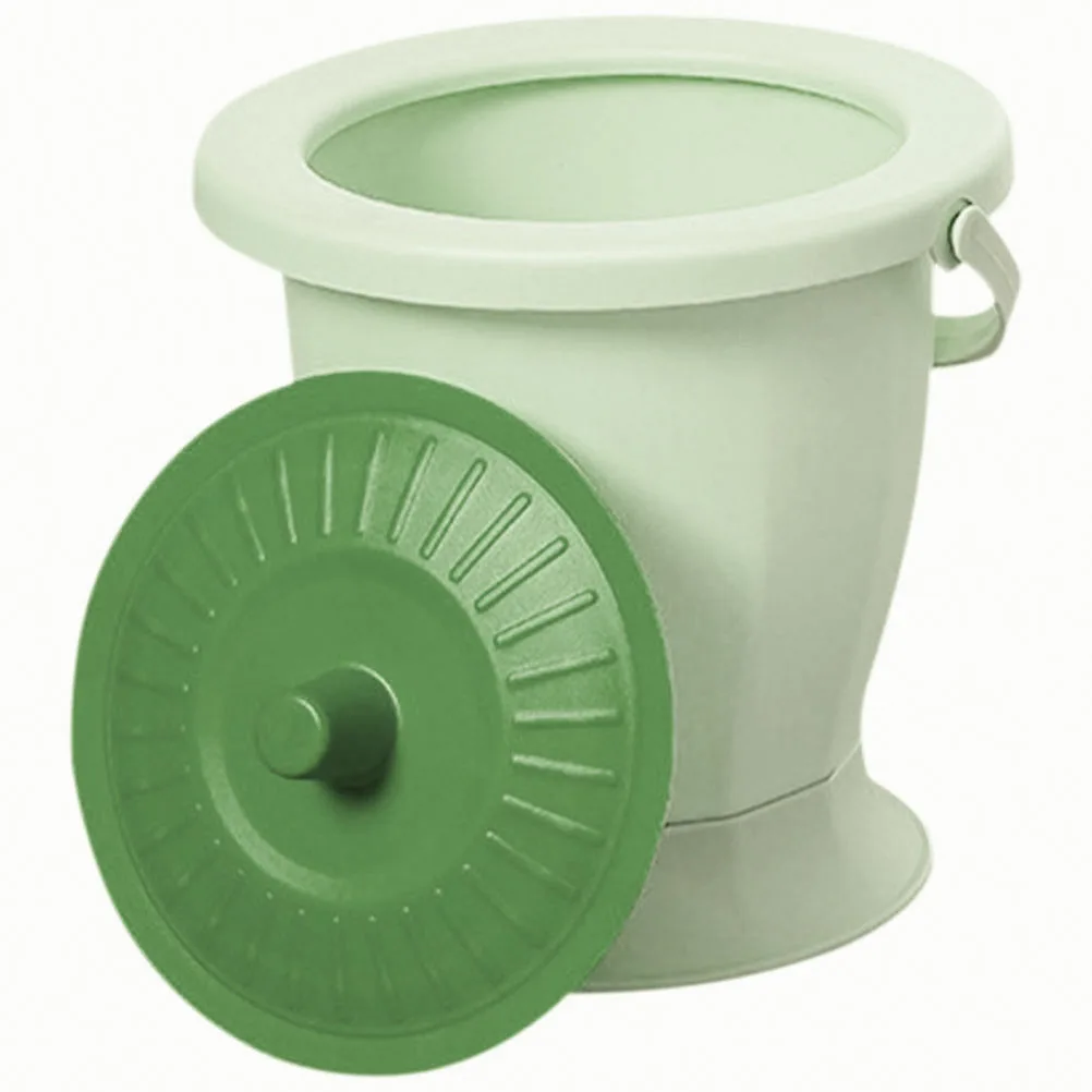 

Portable Chamber Pot With Lid For Adults Lightweight Durable Plastic Urinal Easy Carry For Home Hospital Travel Elderly Disabled