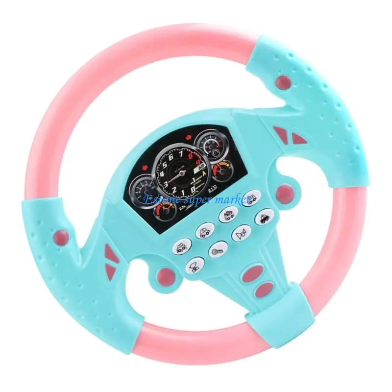 090B Đồ chơi lái xe lái xe hơi trẻ với âm nhạc và âm thanh Fine Motor Skill Toy