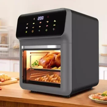 Image New Visual Air Fryer Oven Household 220V/110V 15L Large Capacity Kitchen Appliance Freidora Sin Aceite 15 Litros