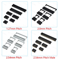 5/10szt 1.27/2.0/2.54mm Fc-6/8/10/12/14/16/20/30/40/50/64 Pin/P Wtyczka żeńska DownLoad Złącze kablowe Idc Box Nagłówek Gniazdo Drut