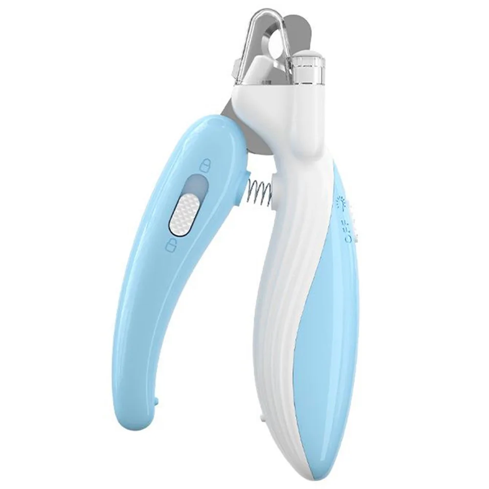 Pet Nail Clippers Cat Dog Nail Trimmer Labor Saving Nail Clipper With Led Light Electric Nail Grinder Dog Grooming Supplies image 5