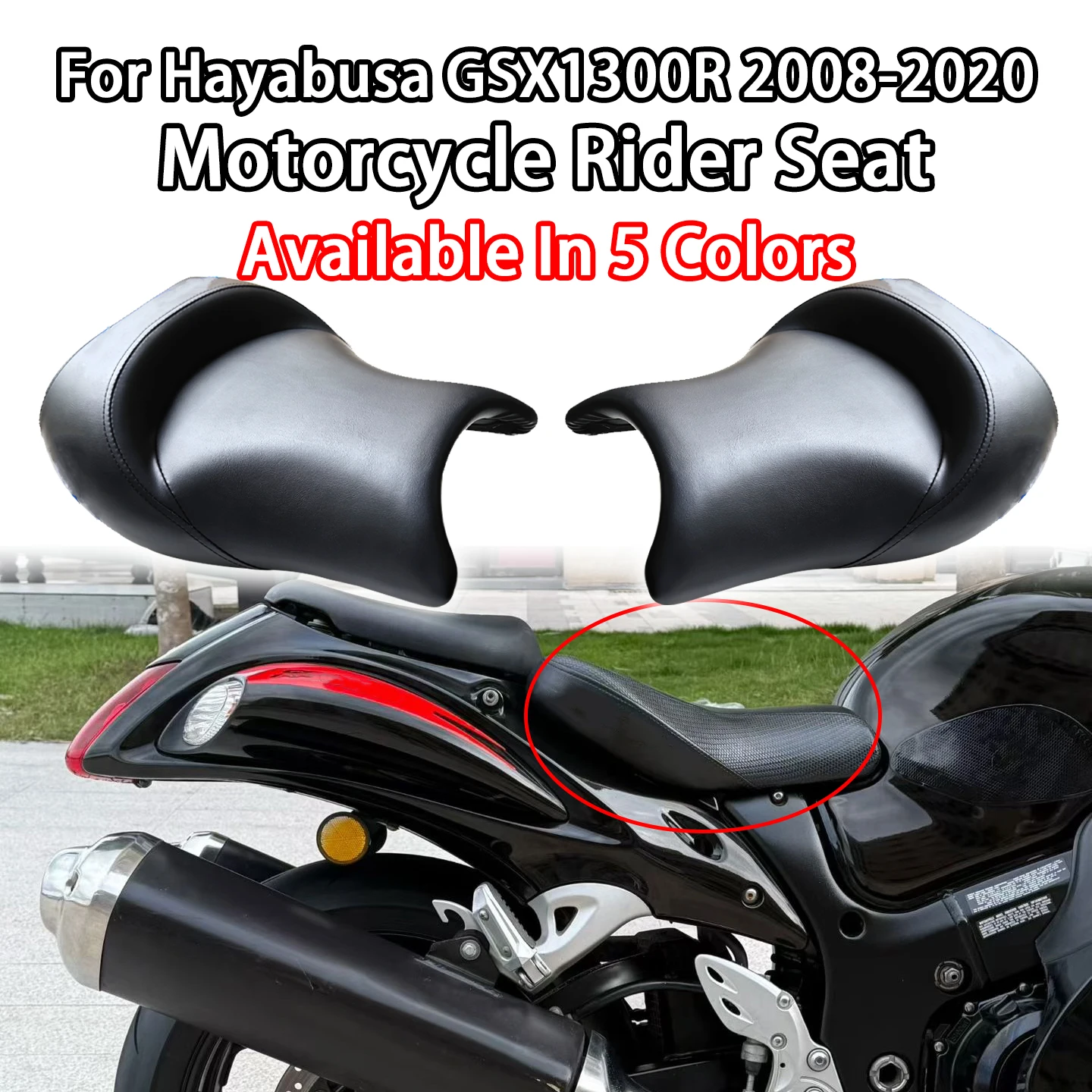 For Suzuki Hayabusa Gen2 GSX1300R GSX-1300R 2008-2020 Motorcycle Front Rider Seat Motorcycle Parts Rider Seat GSXR1300 GSX1300R