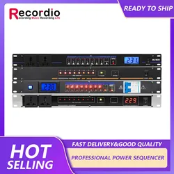 GAX-DB04 Professional stage 8/10 way power sequencer socket order management controller for dj equipment