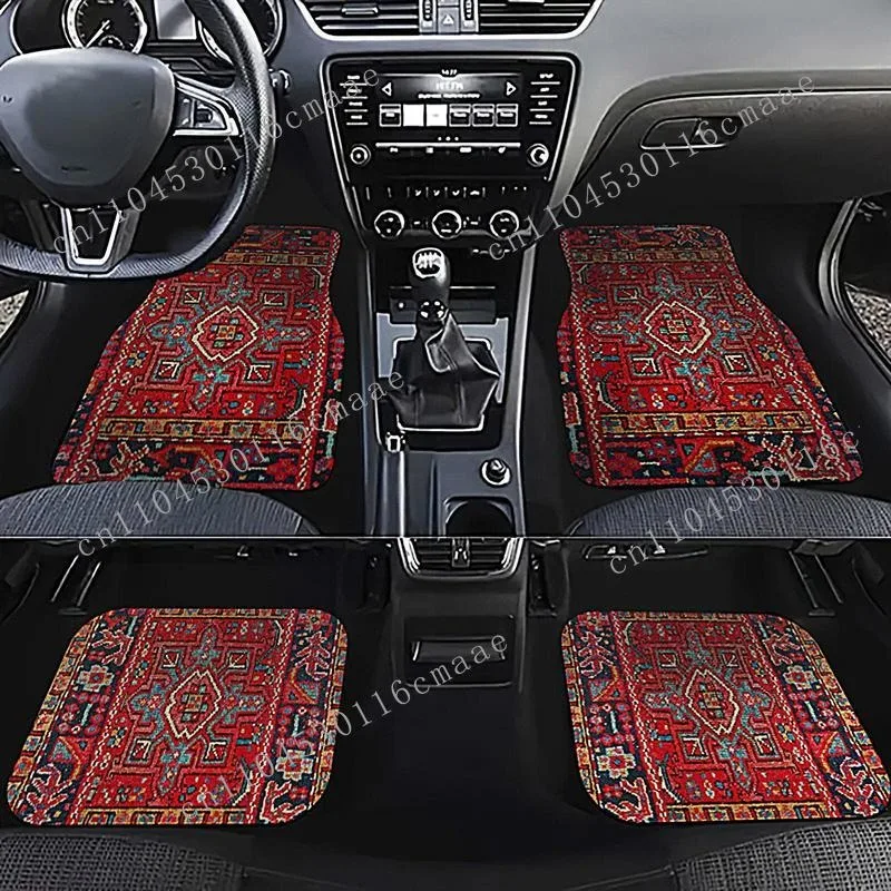 

New 4-piece/set Car Front and Rear Cushion Set, Anti Slip and Dirt Resistant Carpet, Accessories, Truck,