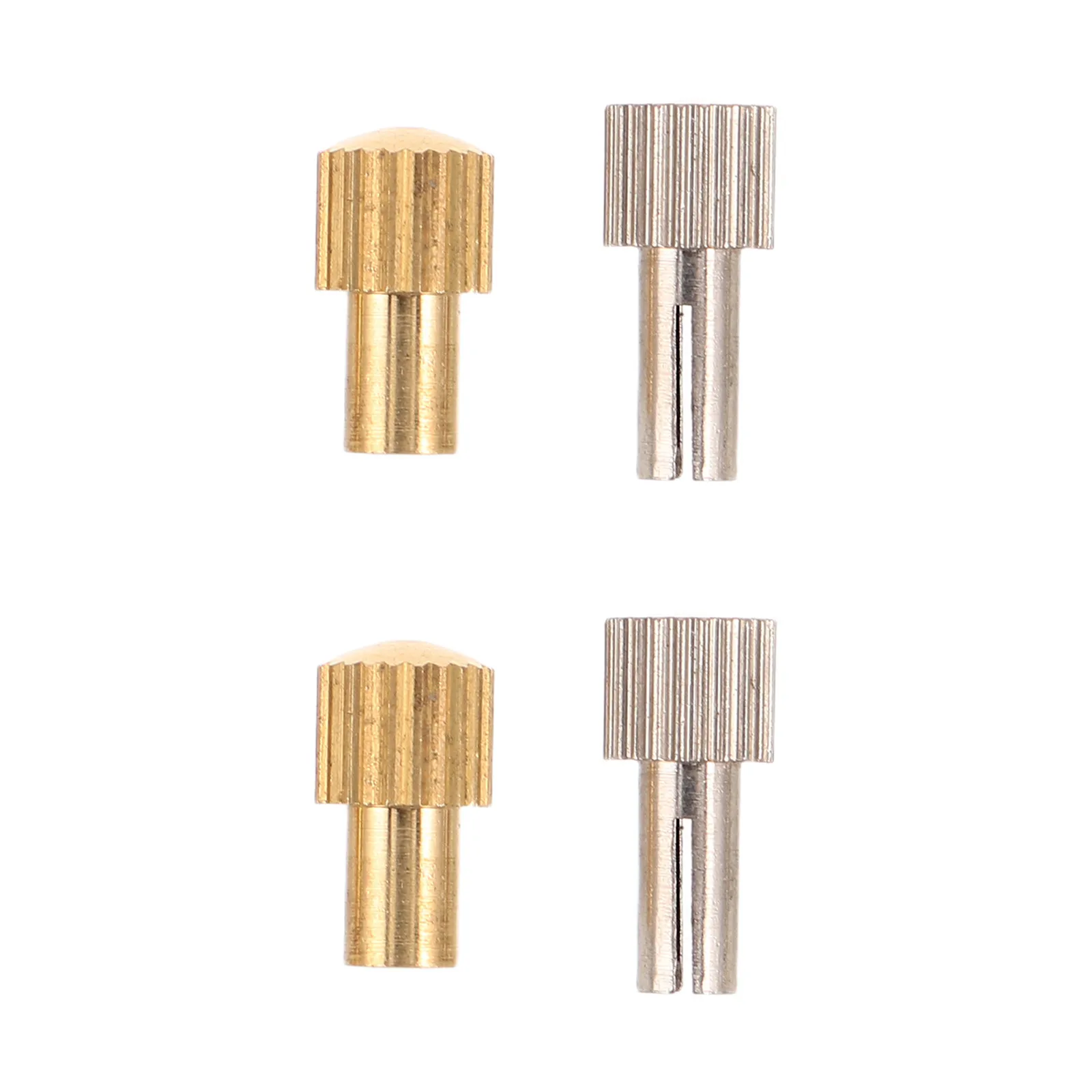 4 Pcs Alarm Clock Knob Accessories Adjustment Hardware Screw-on Time For Wall Spare Parts Universal Repair Knobs Metal