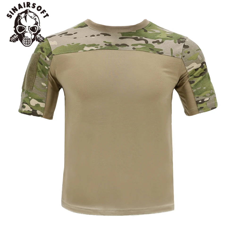 

Tactical Short Sleeved Camouflage T-shirt Men's Outdoor Sports T-shirt Breathable Quick Drying Short Sleeved Shirt