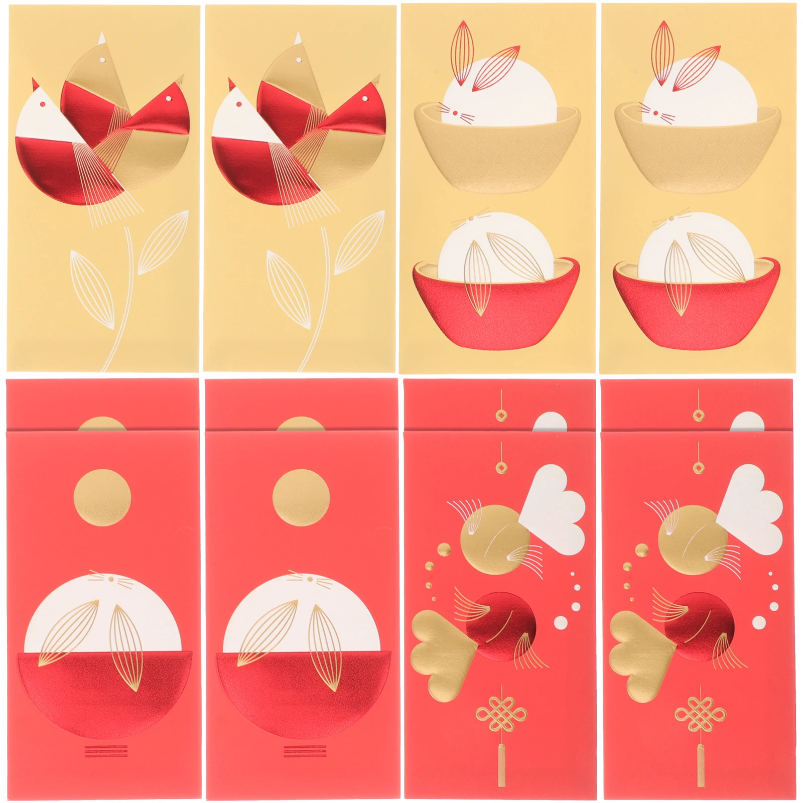

12 Pcs Pocket Lai Feng Gifts Lucky Paper Red Money Bag Spring Festival Envelope