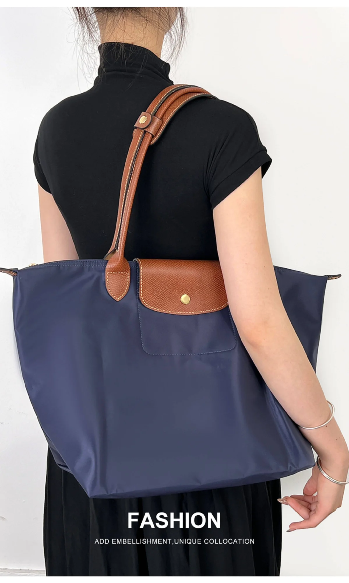 Stress Relieving Shoulder Pad For Longchamp ML Anti Slip Shoulder Support Durable Fashion Bag Strap Modification Bag Accessories