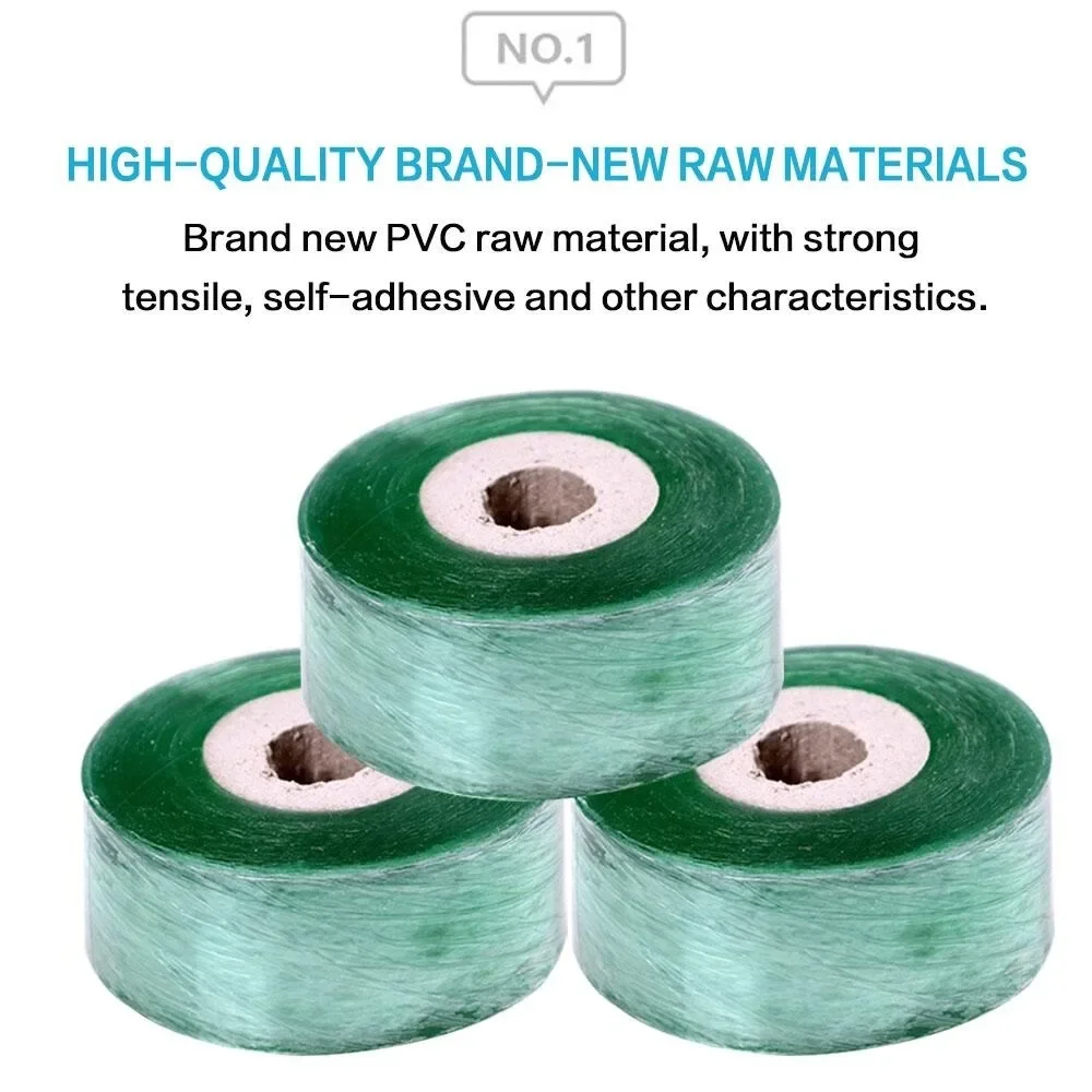 3/5/6CMx200M Grafting Tape Garden Tools Fruit Tree Secateurs PVC Plant Moisture Barrier Film