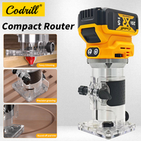 Brushless Electric Trimmer 33000RPM Cordless Woodworking Trimming Machine Wood Router Milling Engraving Slotting Machine New