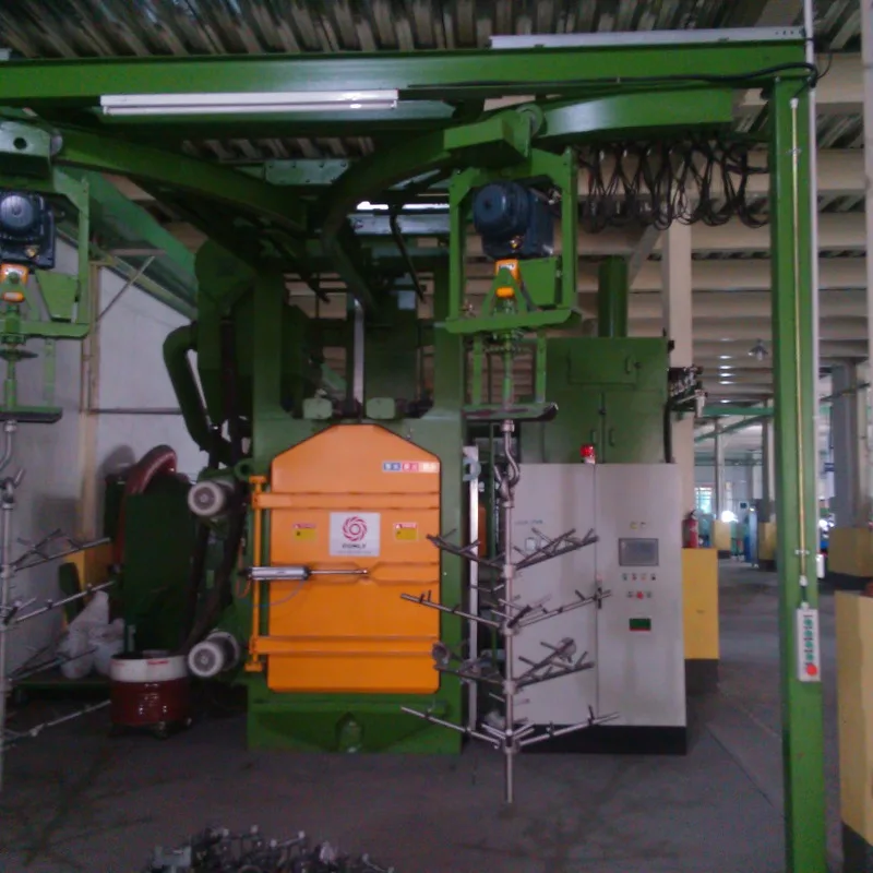 Customized Hook Shot Blasting Equipment with Remote Control Operation Convenient Handling for Large Workpieces Customized Setup