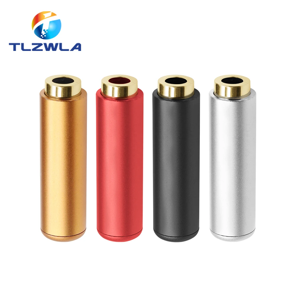 3.5mm 4Poles Stereo Female Plug Jack Connector Gold Plated Audio Soldering DIY Type Connector