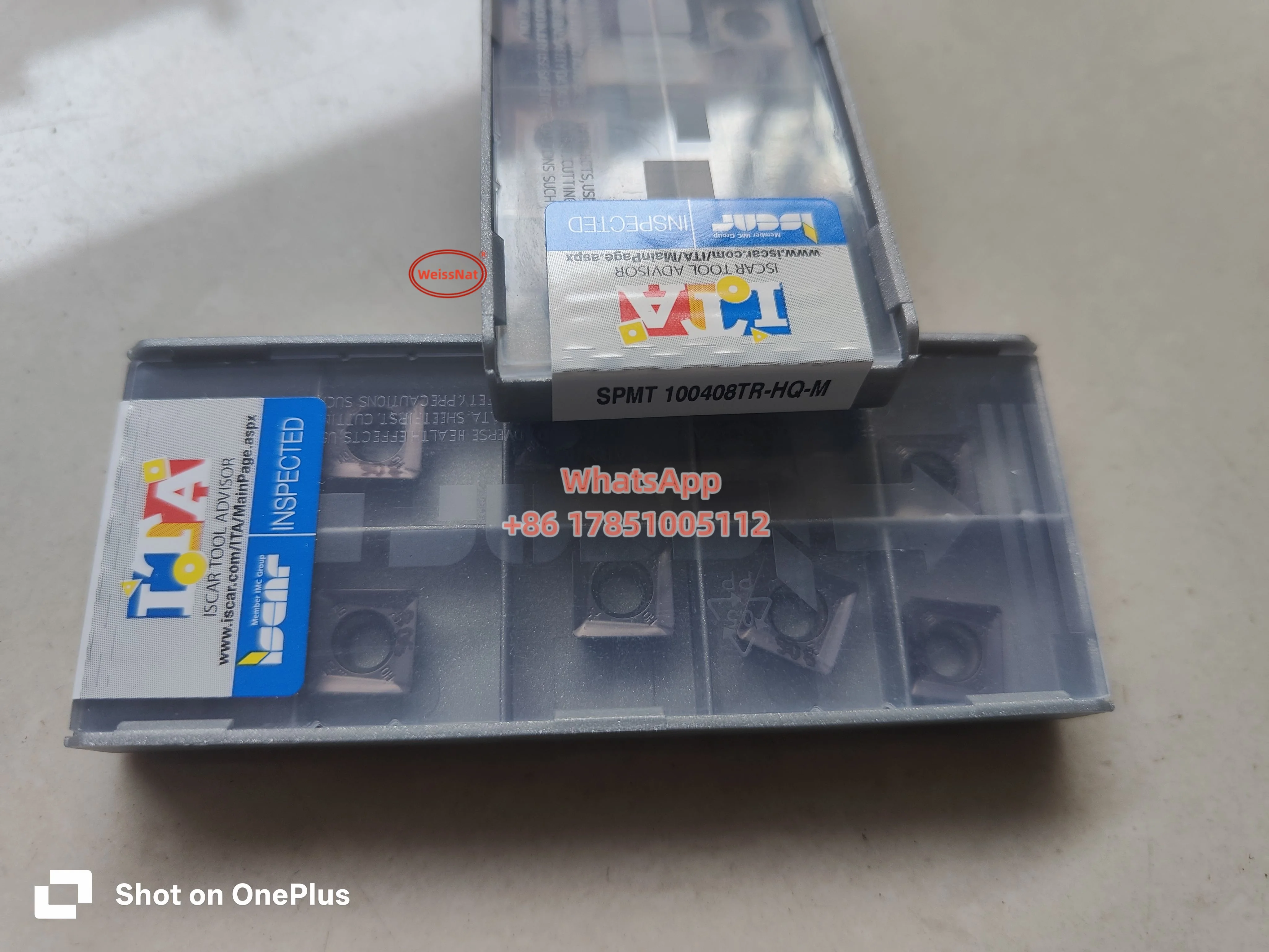ISCAR SPMT100408TR-HQ-M IC908,SPMT100408TR-HQ-M IC928 Carbide Inserts 10pcs Milling Insert