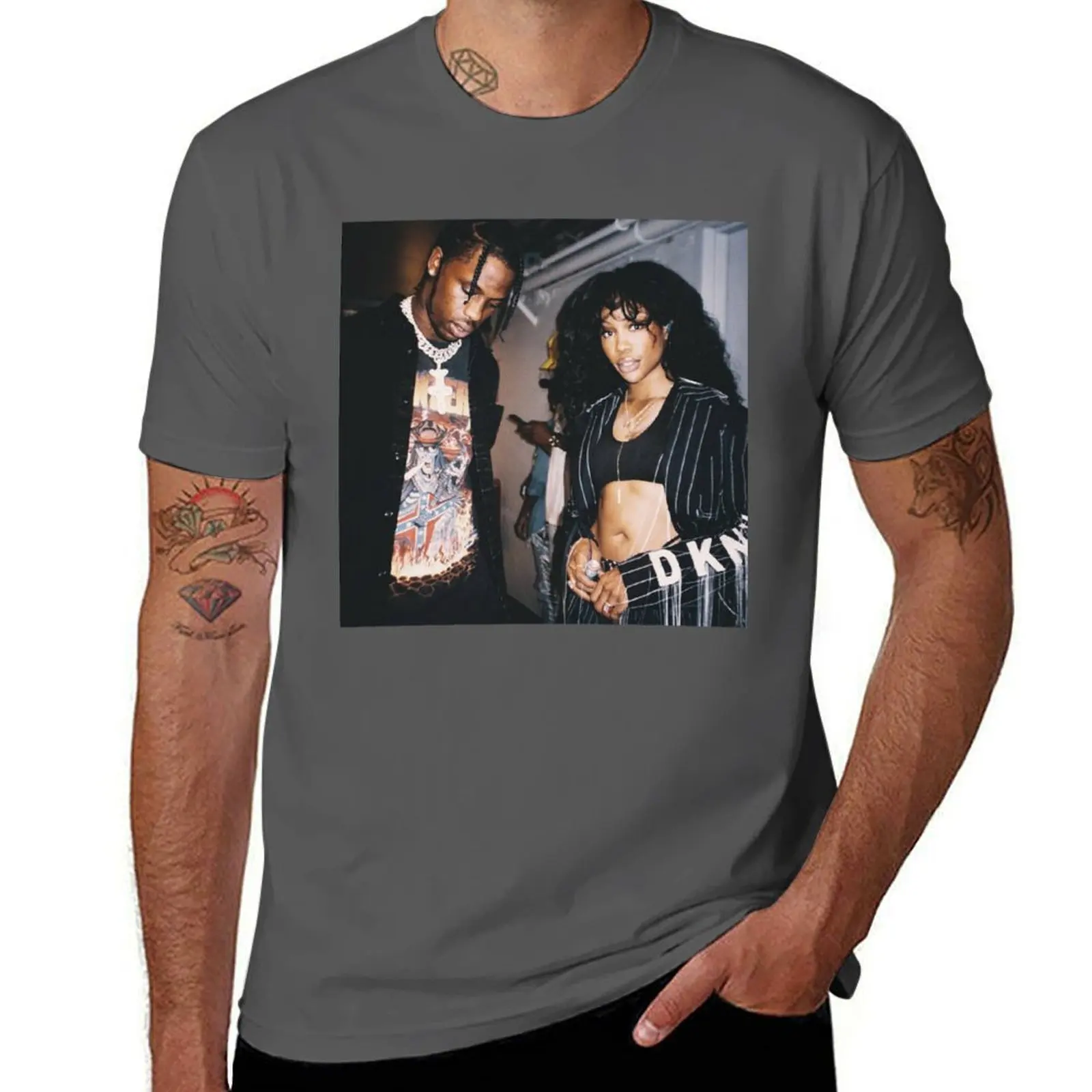 

SZA And Travis T-Shirt UV Sun Protection Tee Shirt