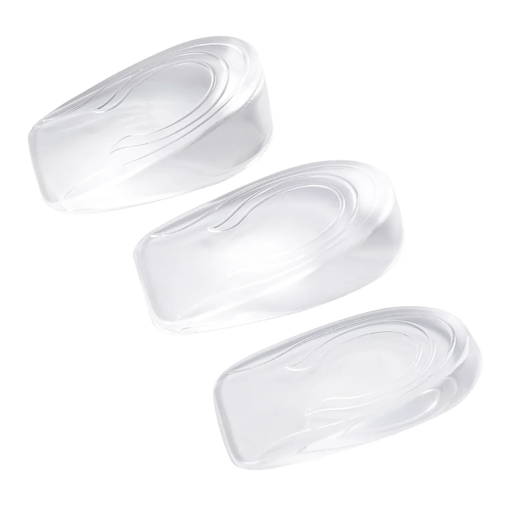 

3 Pairs Heightening Insoles Gel for Women Insert Increase Inserts Heel Lifts Boosting