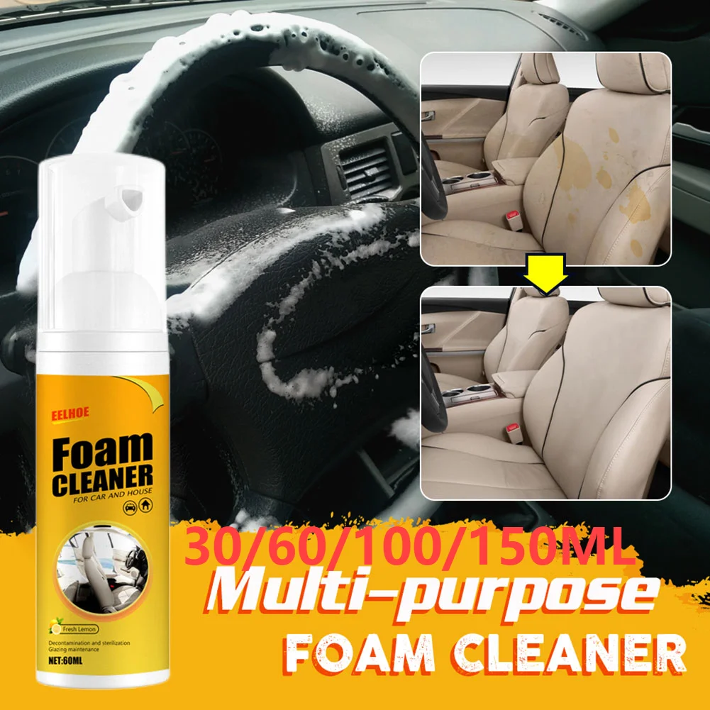 30-300ml Foam Cleaner Spray Multi-purpose Anti-aging Cleaner Tools Car Interior Home Cleaning Foam For Car Interior Leather