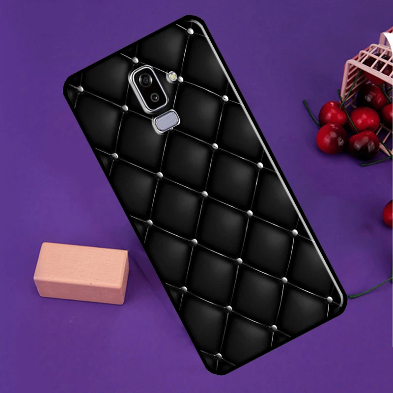 Quilted Texture Sofa Pattern Crown Phone Case For Samsung Galaxy J3 J5 J7 2017 J1 A5 A3 2016 J8 J4 J6 Plus A6 A8 A7 A9 2018 view 5