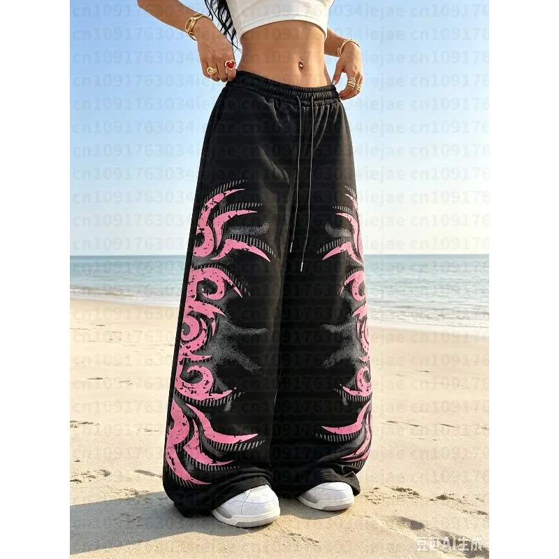 Harajuku Fashion Loose Sports Pants Fashionable Retro Casual Comfortable Durable Men and Women Kid Outdoor Running Pants