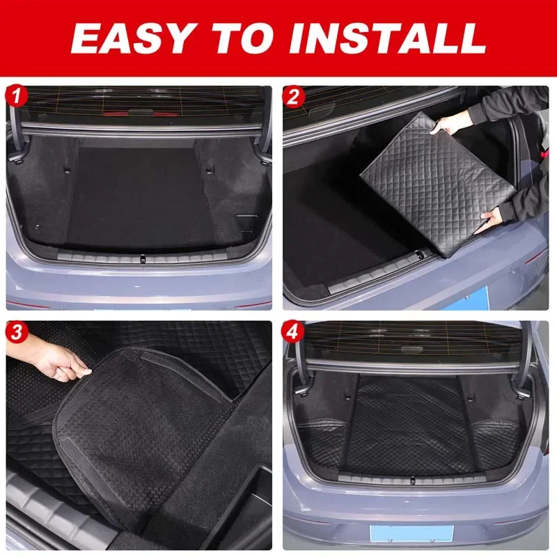 

PVC Black For BMW 7 Series G70 2023-2025+ Car styling car trunk protective pad pet pad car interior modification accessories