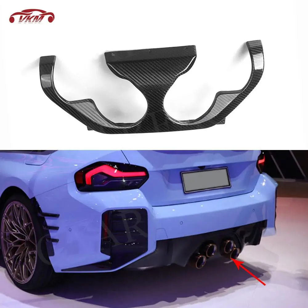 

Carbon Fiber for BMW M2 G87 2023+ Rear Diffuser Lip Flag Spoiler Splitter Bumper Extension Protect Cover Bodykit Accessories