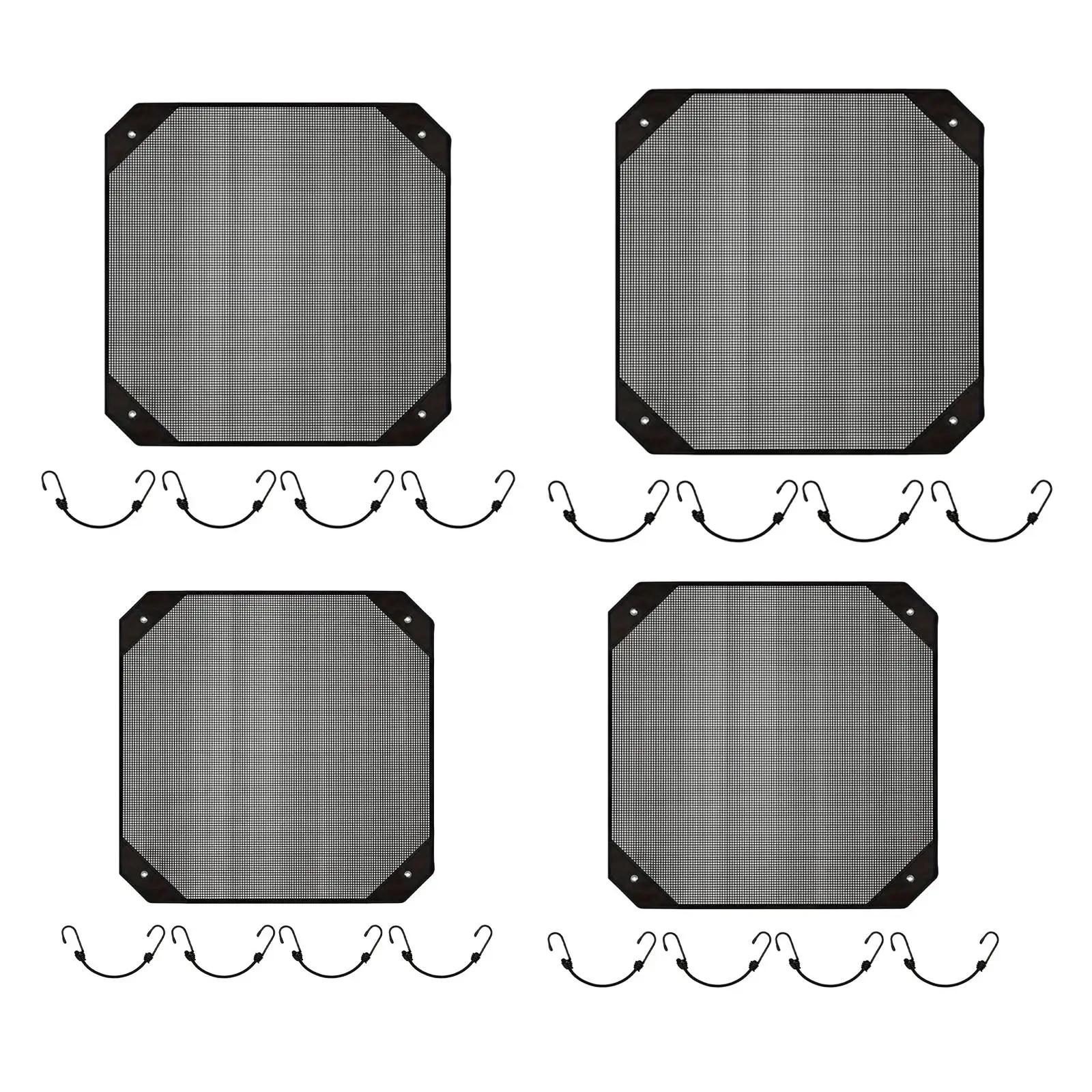 Central Air Conditioner Cover Protect Black AC Mesh Cover for Outside Unit