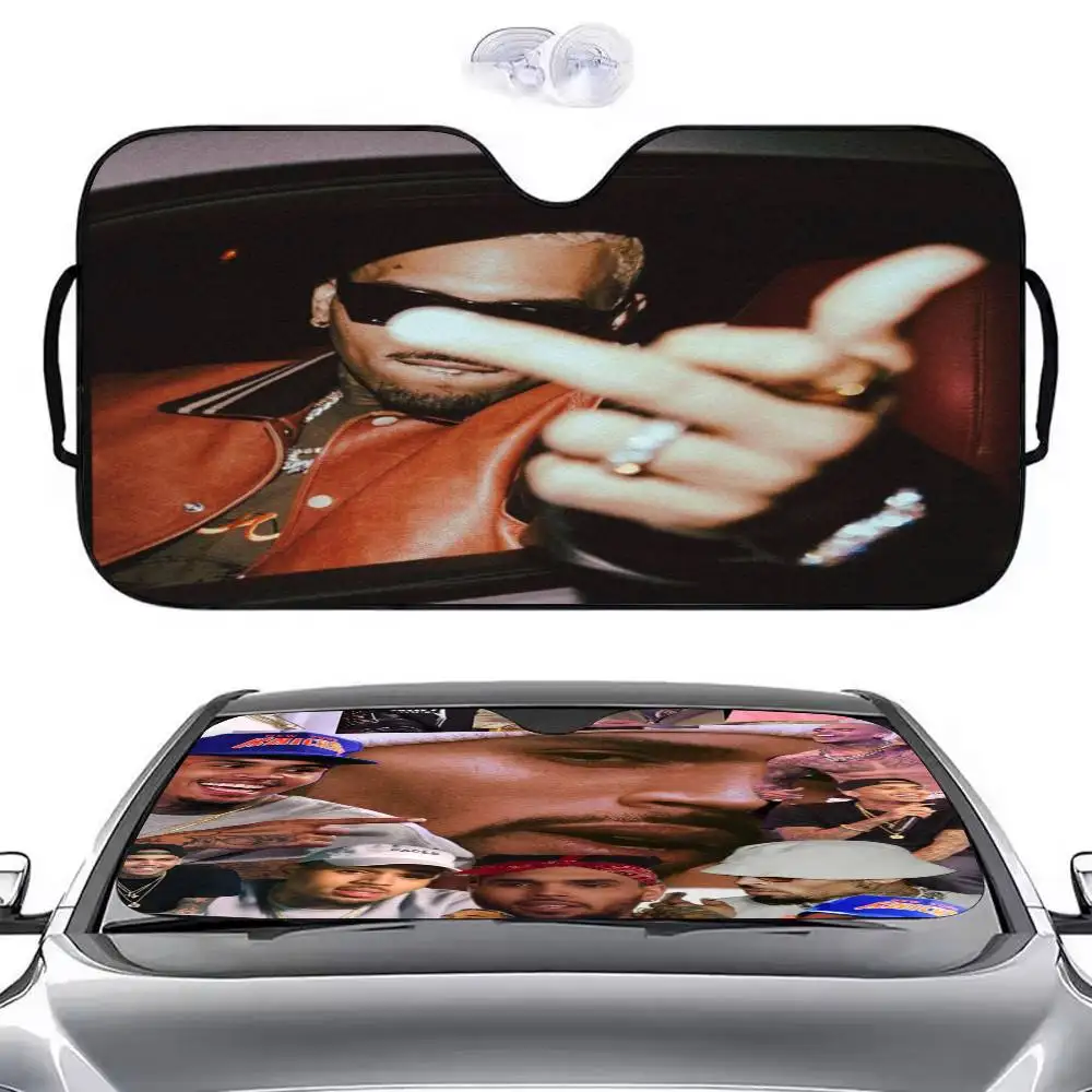 

Hot Singer C-Chris B-Brown Car SunShade Parasol Car Windshield Sun Shade UV Protection and Interior Cooler