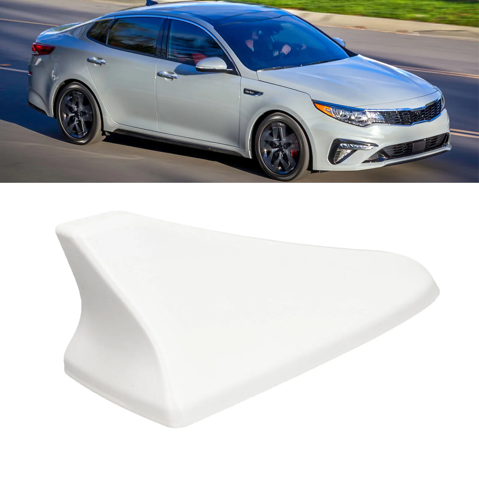 

Roof Antenna Cover Car Fin Antenna Cover 96219 D5000EBQK Roof Aerial Base Replacement for Kia Optima 2014‑2020 Antenna Cov