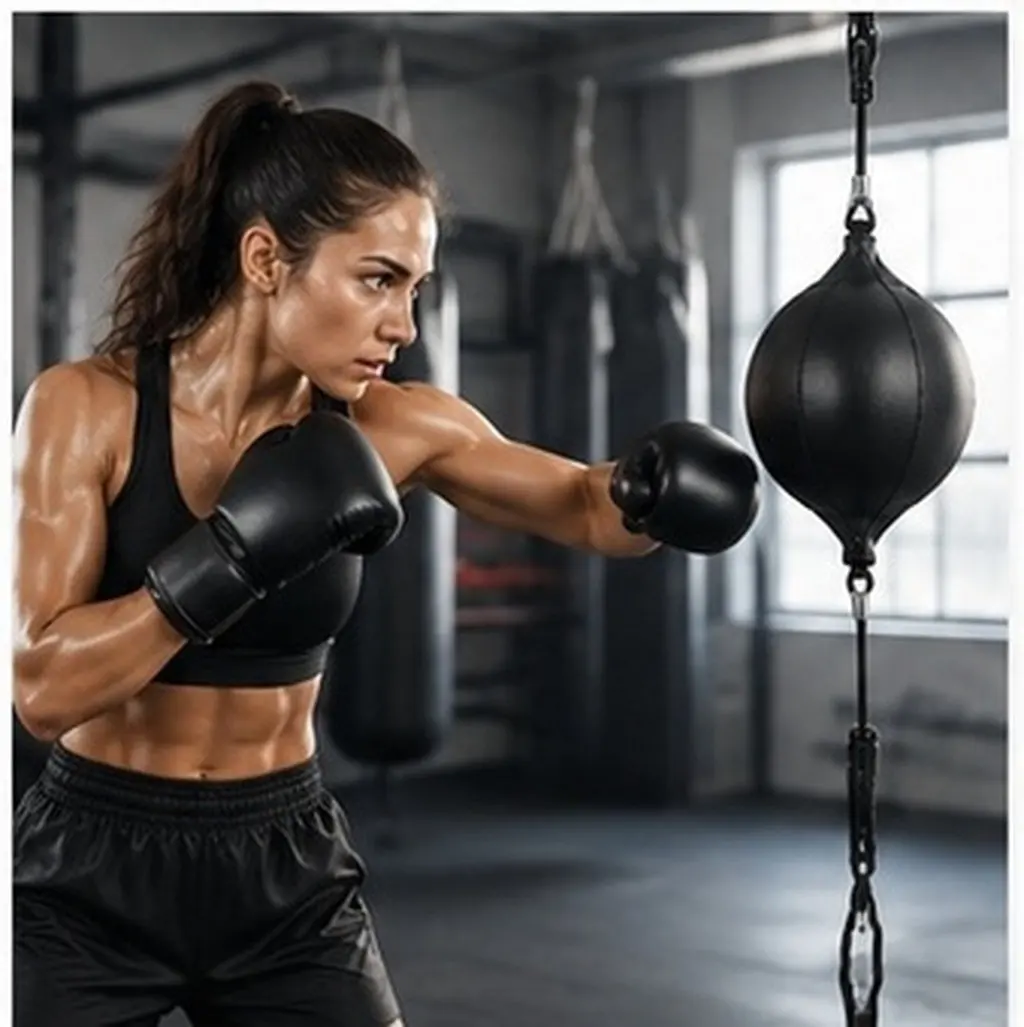 1Pcs Professional Pear Shape Boxing Ball for Punching Training Reflexes Hand Eye Coordination Agility Workout Home Gym