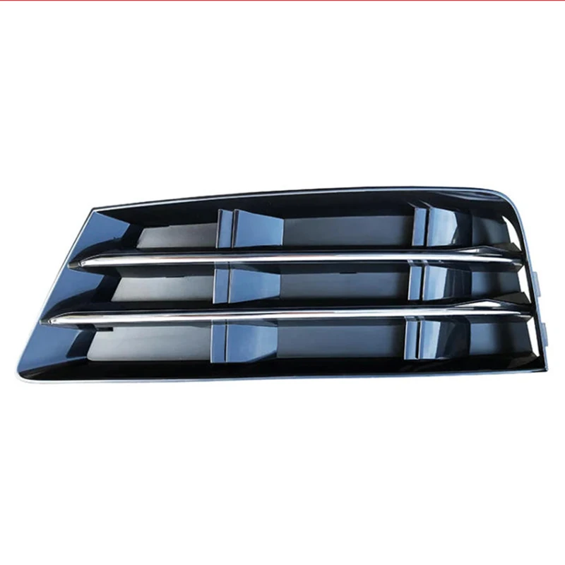 8WD807681 8WD807682 for Audi A4 B9 2017-2019 Grid of Fog Lamp Shade Under Front Bumper Lamp of Automobile Fog Lamp Frame