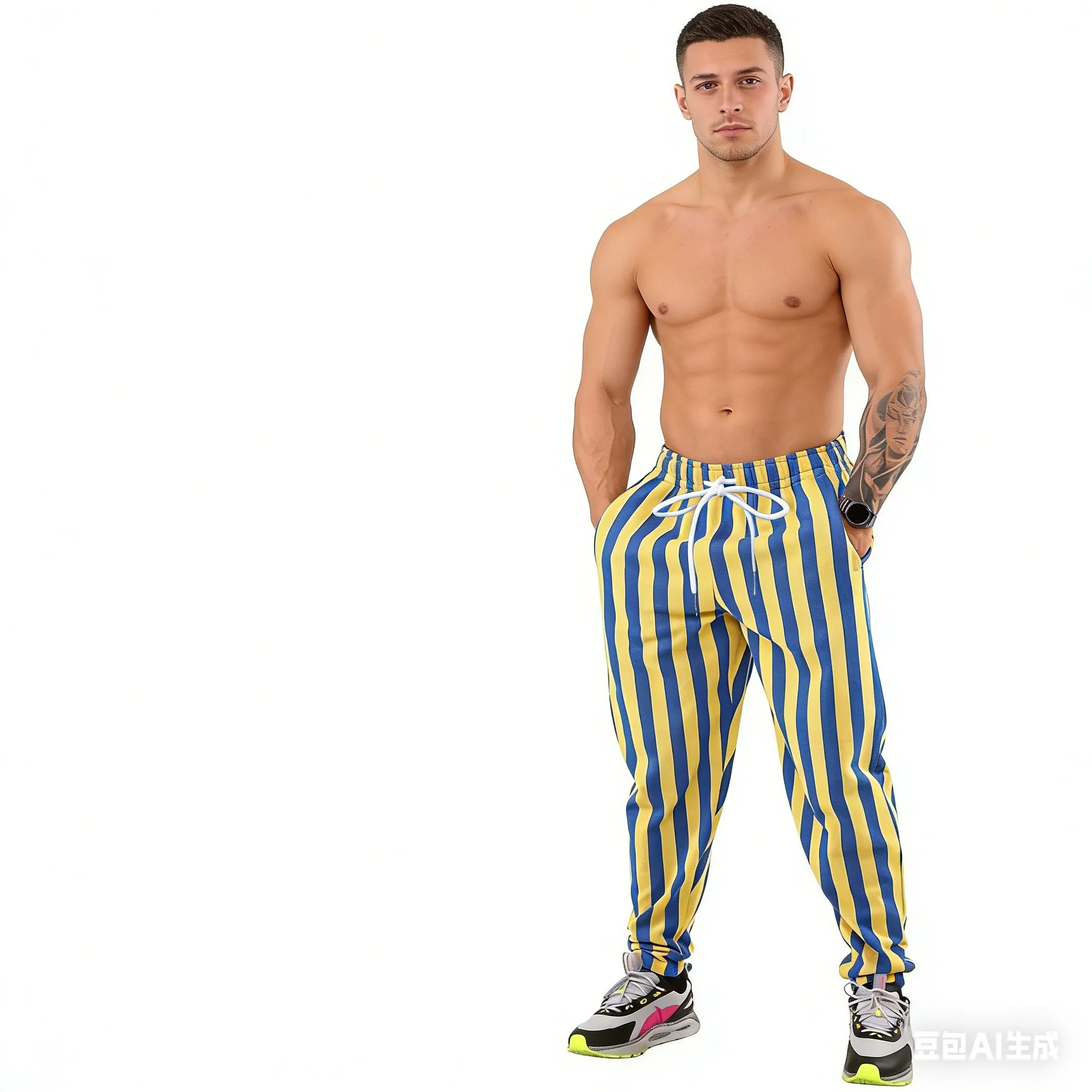 2026 Neue 3D-gedruckte Mesh-Atmungsaktive Modische Freizeit-Sporthose im europäischen und amerikanischen Stil für Erwachsene und Kinder – Detail 6