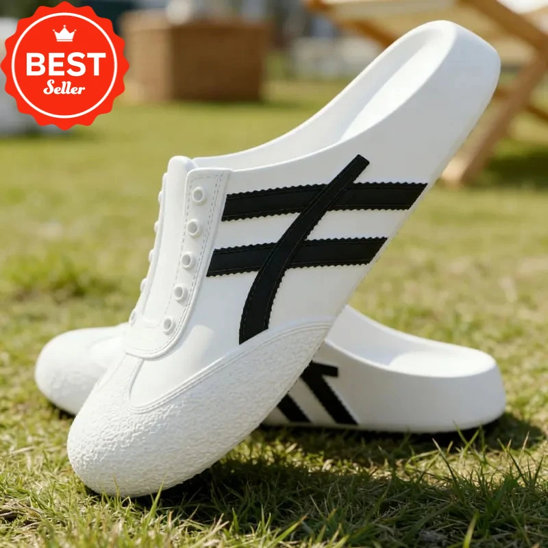

Y2K Comfortable Soft Sole Women Mules and Clogs Spring Platform Outdoor EVA Slippers Woman Trainers Plus Size 45 Casual Flats