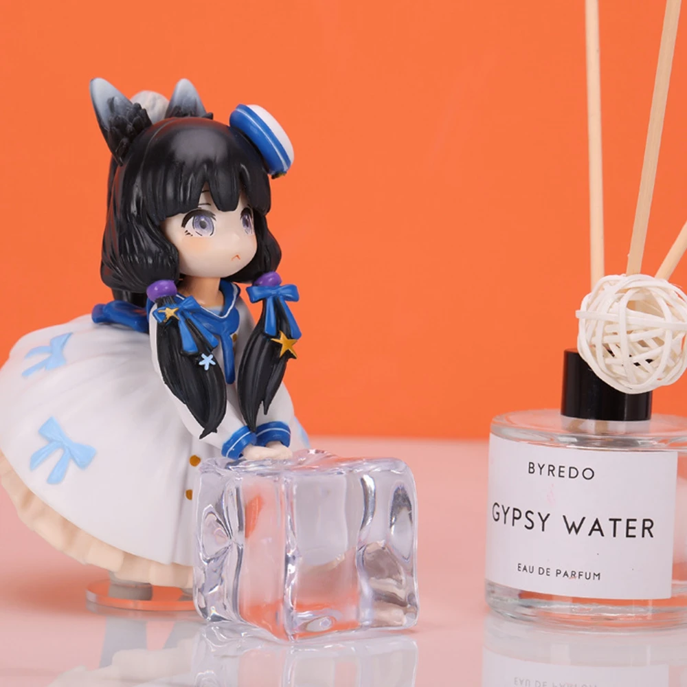 12 センチメートルアニメ DLC シリーズティータイム猫 (Vol.3) 牛猫フィギュアかわいい模型玩具ギフト Aciton フィギュアデスクトップコンピュータケース飾り